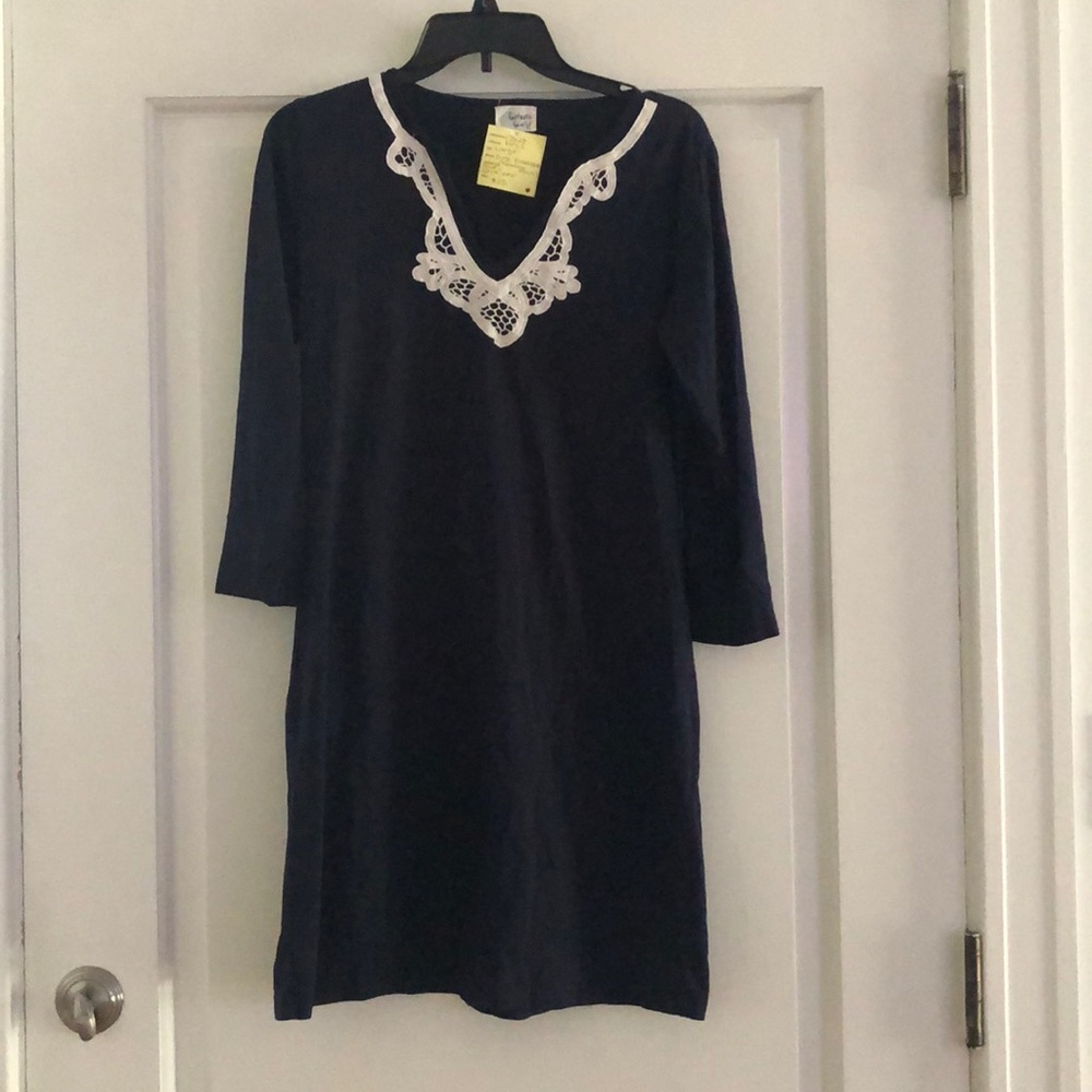 Pink Pineapple tunic dress jersey knit